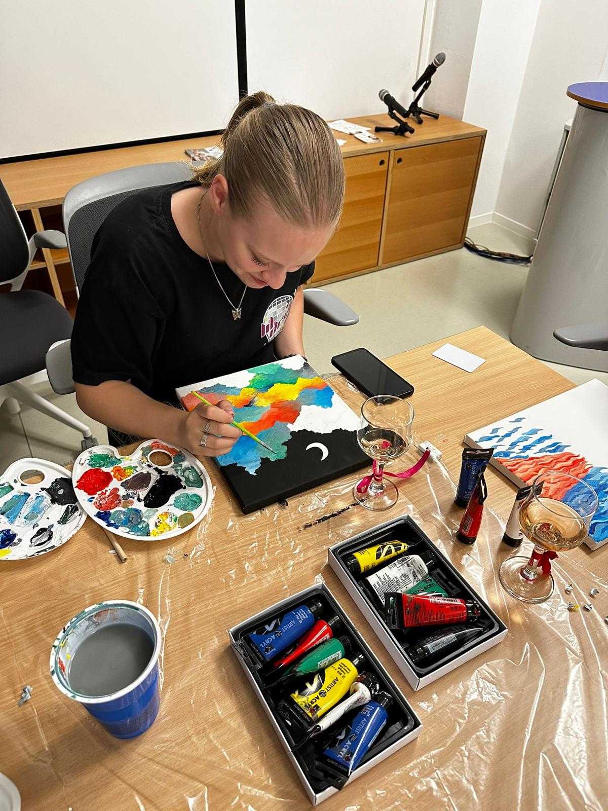 Studentski projekt Slikanje i rose