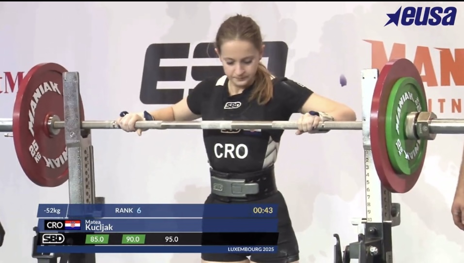 Powerlifting 2025. Luxembourg